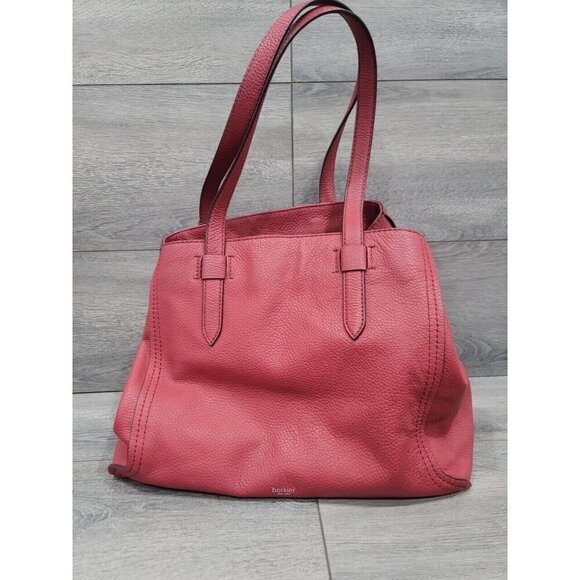 Botkier New york Woman's Leather Tote Color Red Medium - Picture 3 of 9